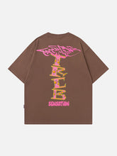 Foam Letter Print Tee
